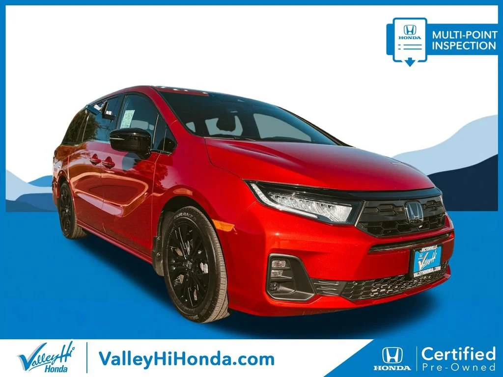 Certified Used 2025 Radiant Red Metallic II Honda SPORT-L image 41