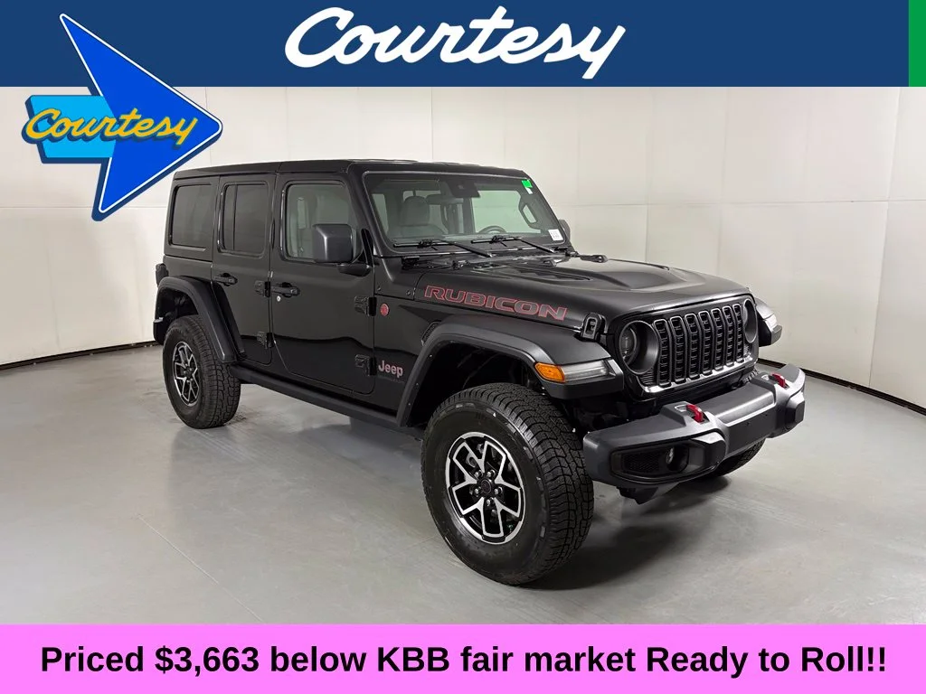 Used 2025 Black Jeep Rubicon image 1