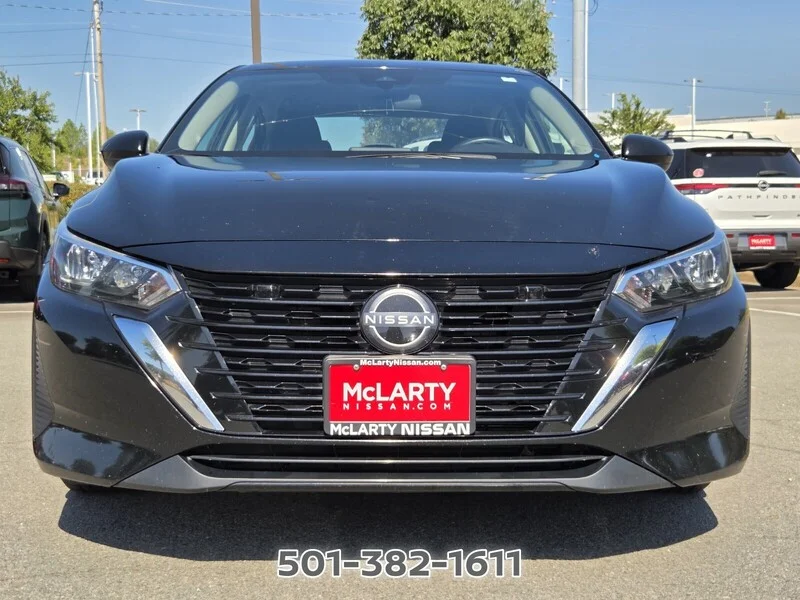 Used 2024 Super Black NISSAN SV CVT image 8