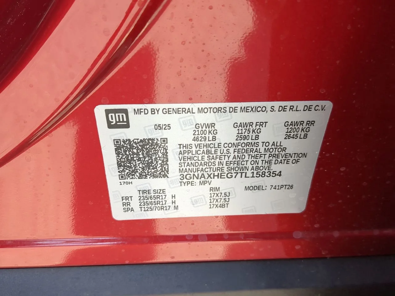 Used 2026 Radiant Red Tintcoat Chevrolet LT image 33