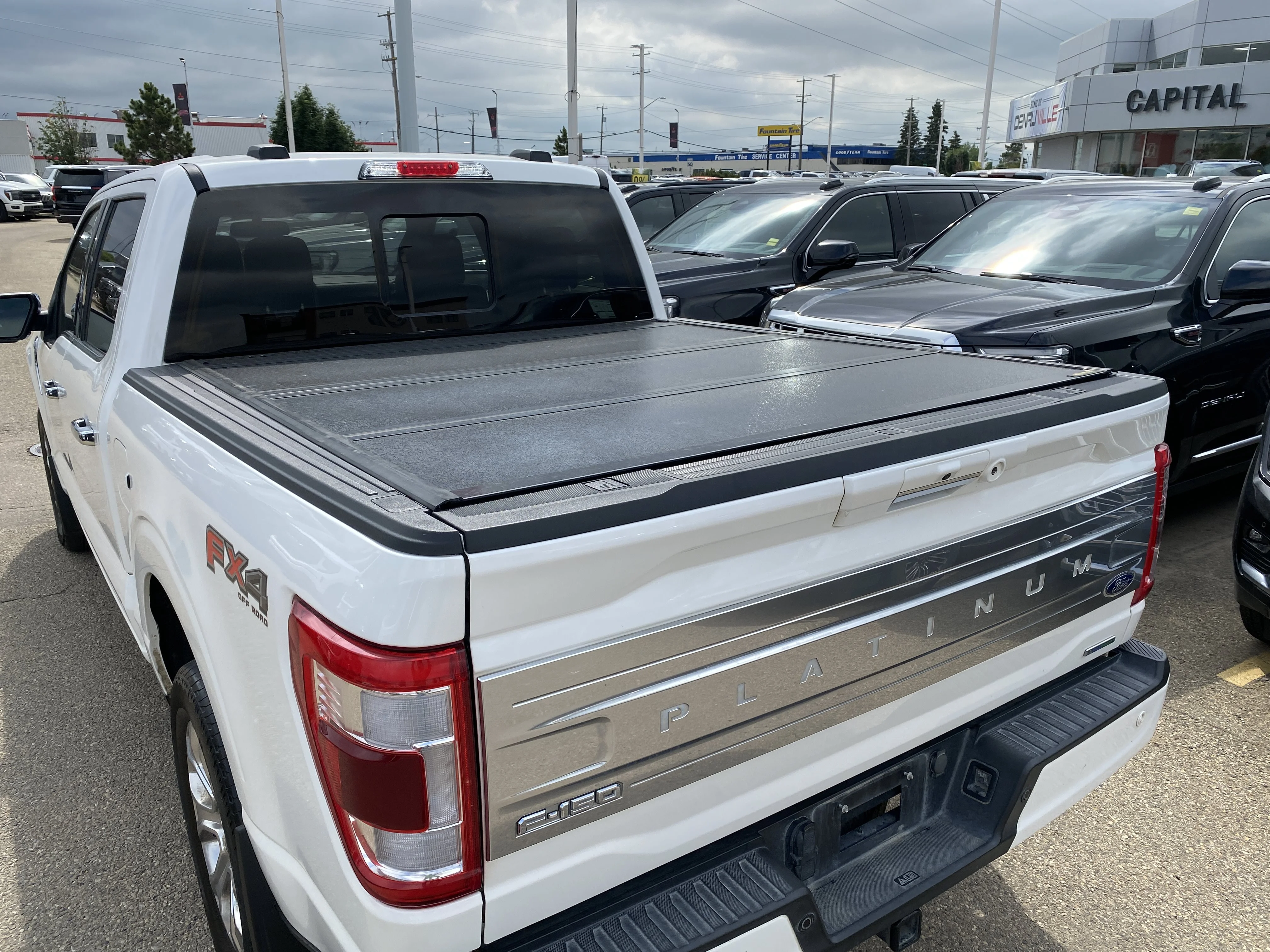Certified Used 2023 White Ford Platinum * PANORAMIC SUNROOF * MAX TRAILERING PKG * image 4