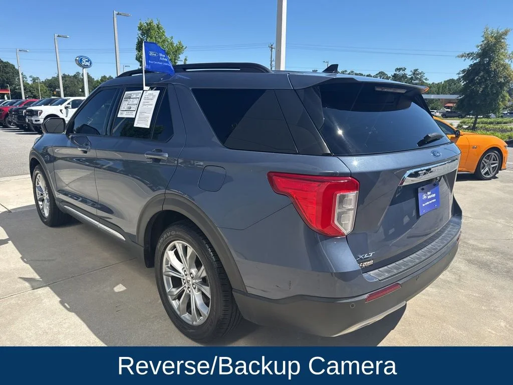 Certified Used 2021 Infinite Blue Metallic Tinted Clearcoat Ford XLT image 5