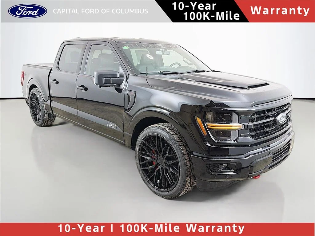 New 2025 Agate Black Metallic Ford XLT image 41