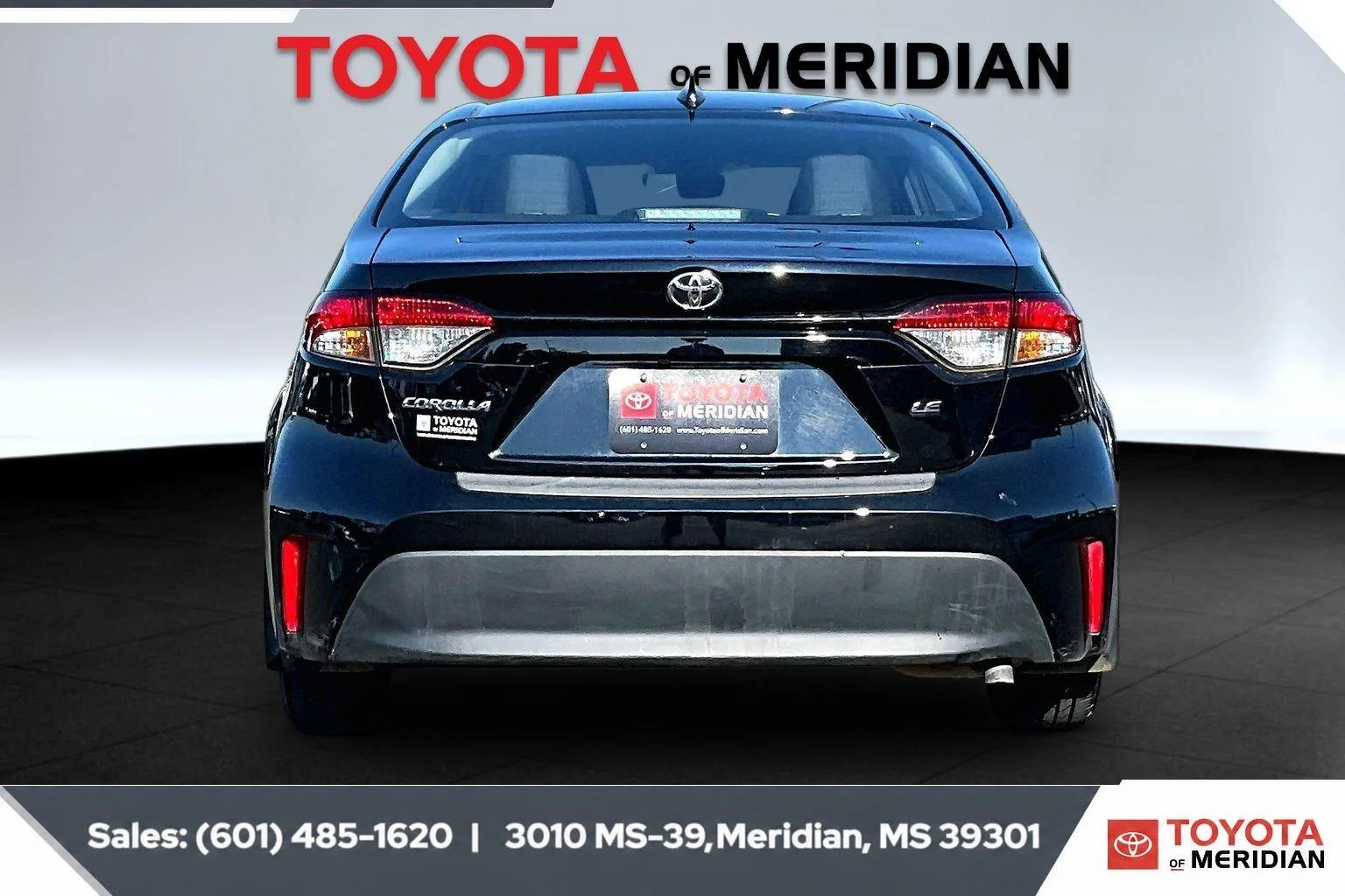 Used 2024 Midnight Black Metallic Toyota LE image 4