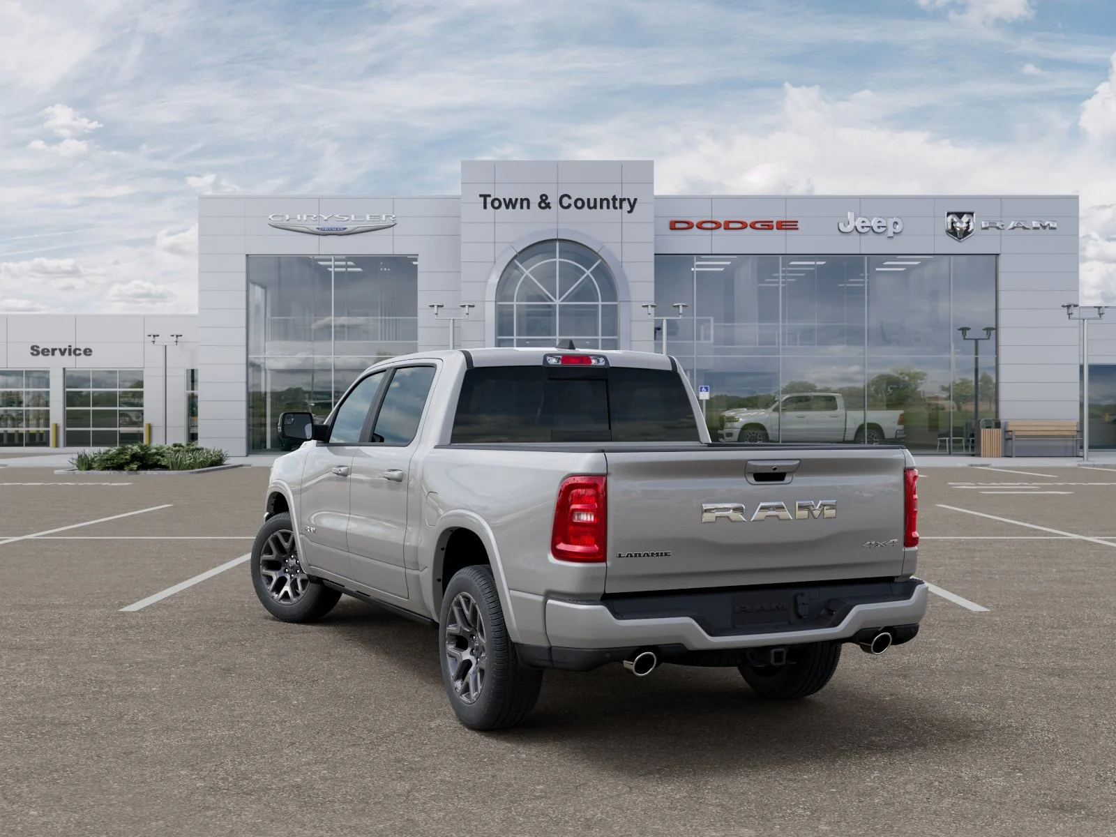 New 2026 Silver Zynith Exterior Paint RAM Laramie image 29