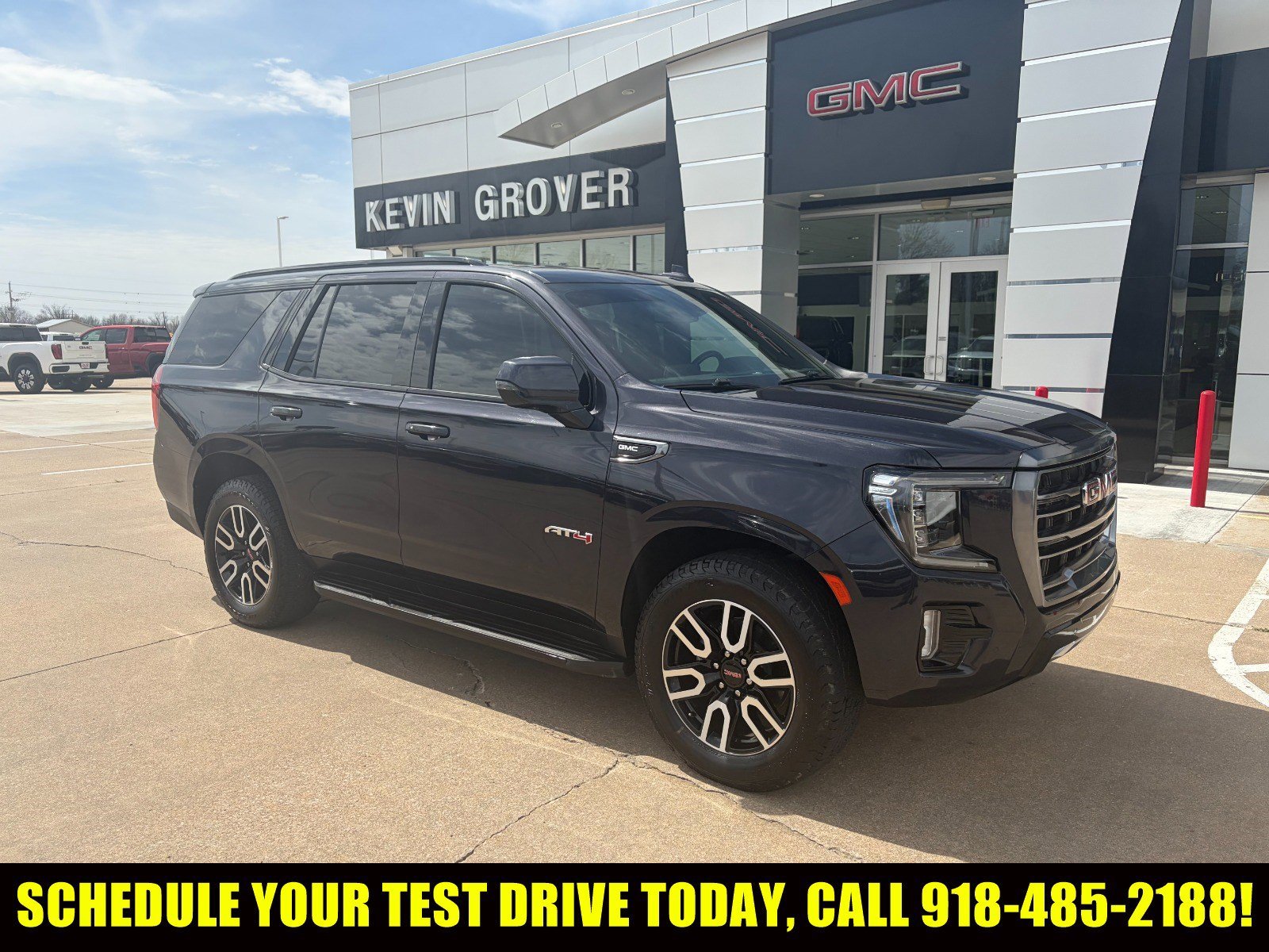 Titanium Rush Metallic 2023 GMC Yukon AT4 4WD SUV / Crossover Four-Wheel Drive