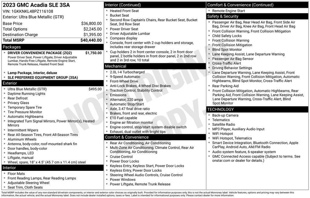 2023 GMC Acadia SLE - Photo 9
