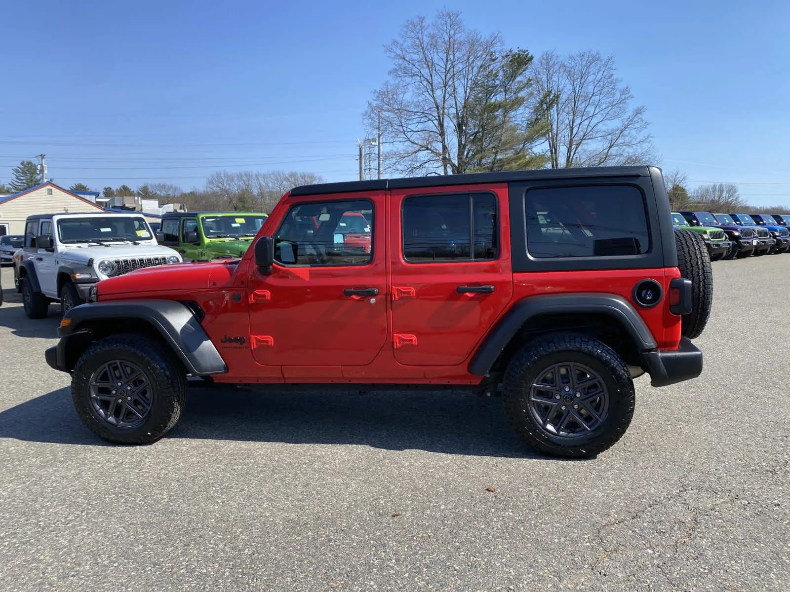 Used 2025 Firecracker Red Clearcoat Jeep Sport S image 7
