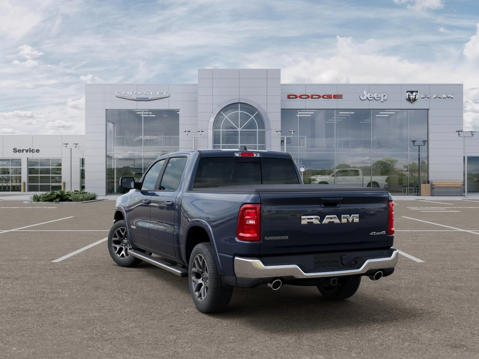 New 2026 Forged Blue Metallic Exterior Paint RAM Laramie image 30