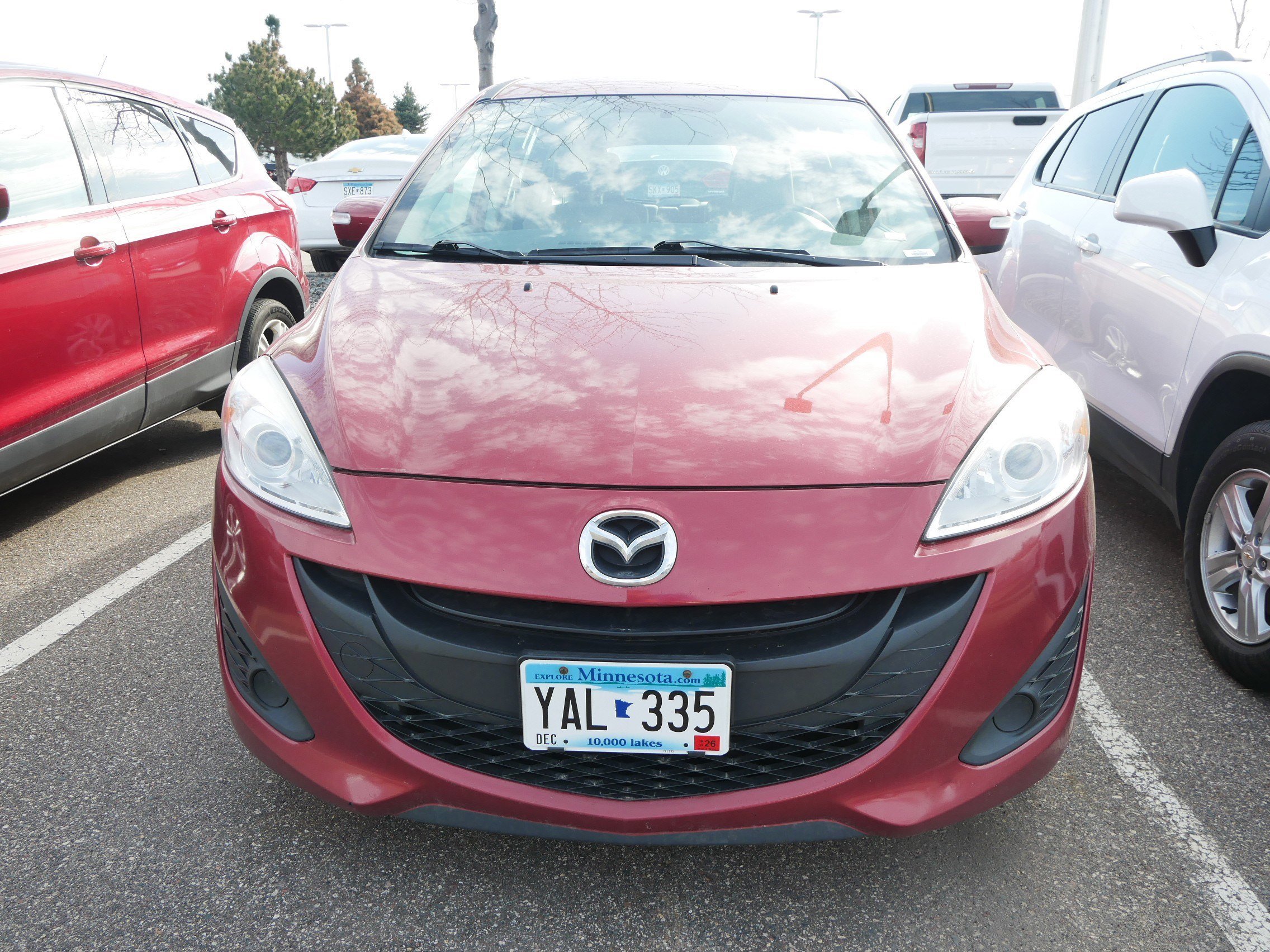 Used 2014 Mazda MAZDA5 Sport with VIN JM1CW2BL7E0163850 for sale in Brooklyn Center, Minnesota