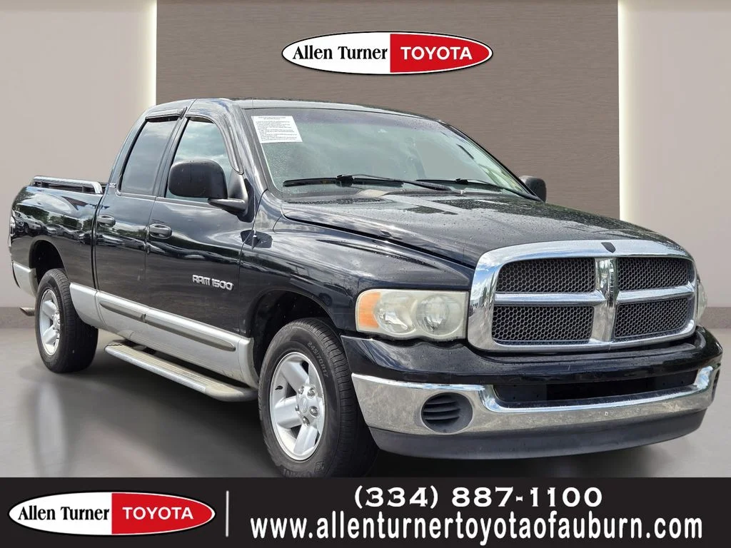 Black 2002 Dodge RAM 1500 Pickup Truck Rear-Wheel Drive