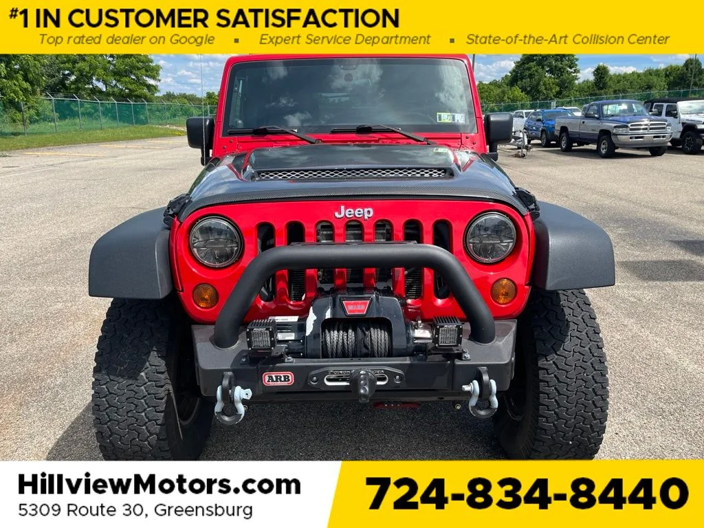 Used 2010 Flame Red Jeep Unlimited Rubicon image 8