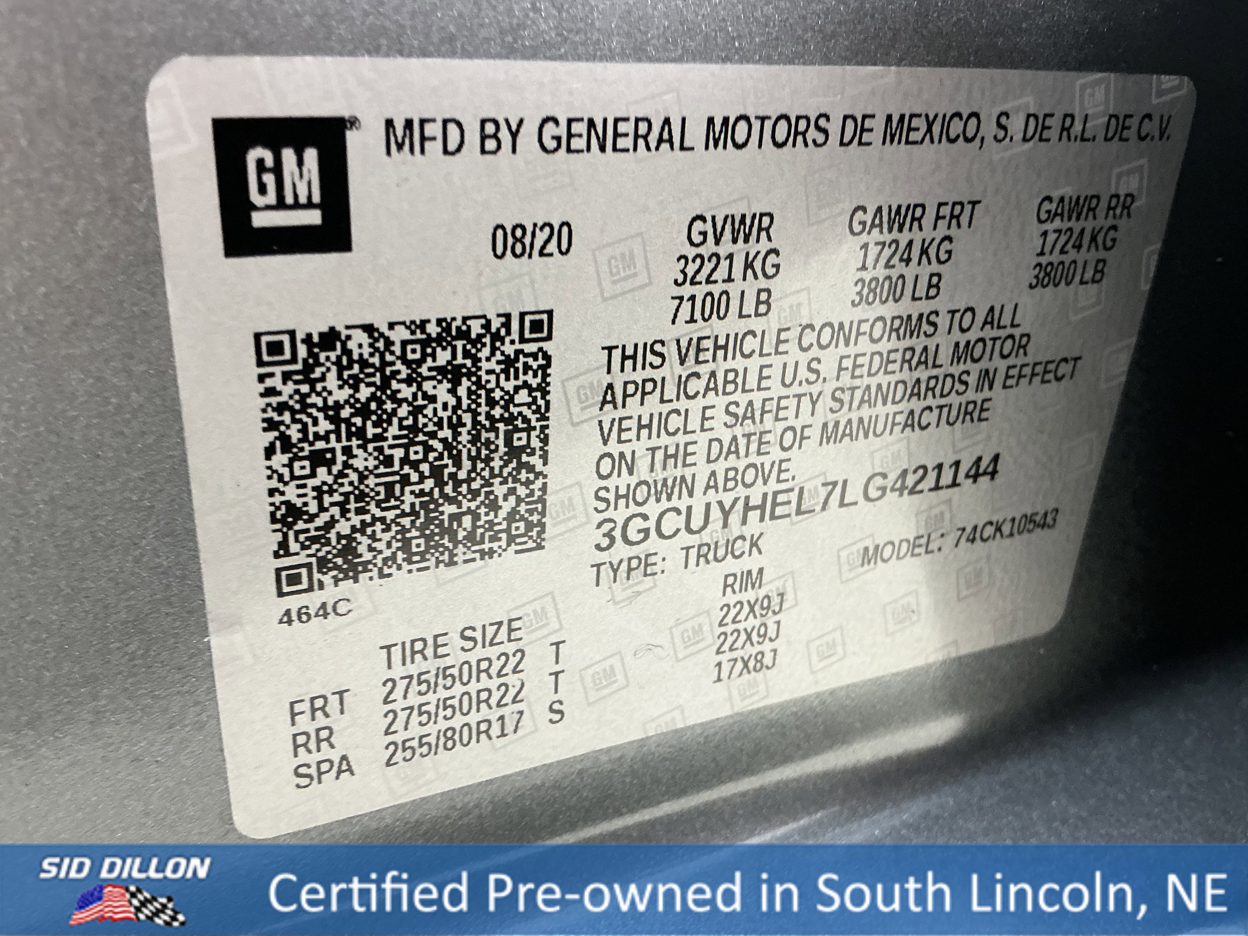 Used 2020 Satin Steel Metallic Chevrolet High Country image 14