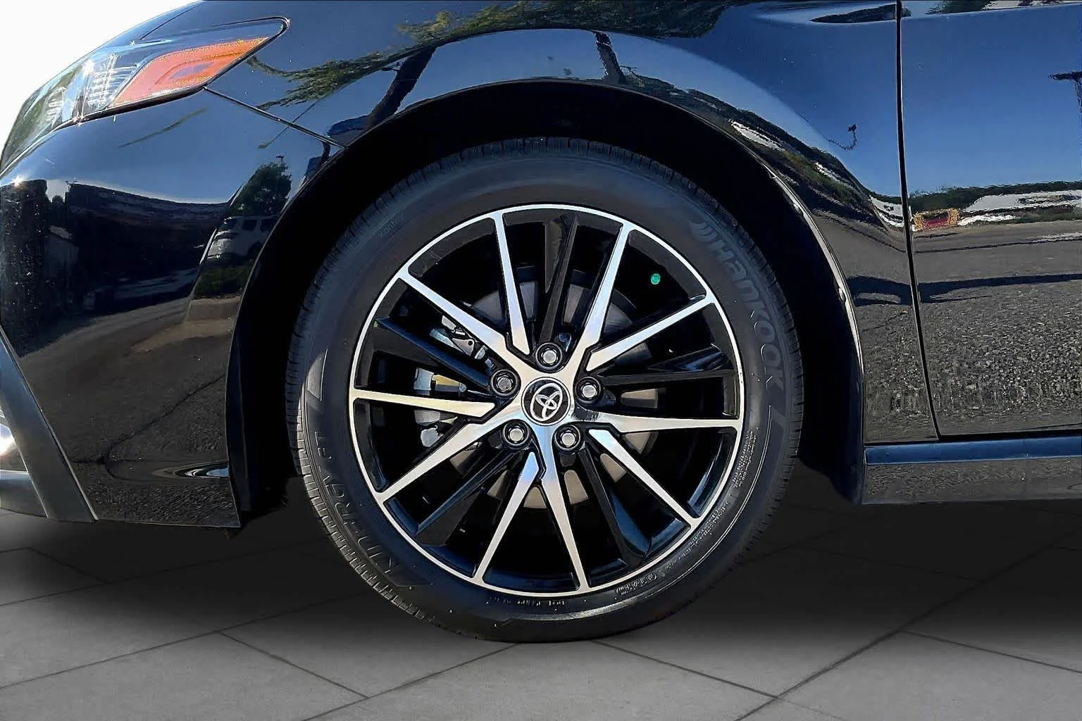 Used 2023 Midnight Black Metallic Toyota SE image 10