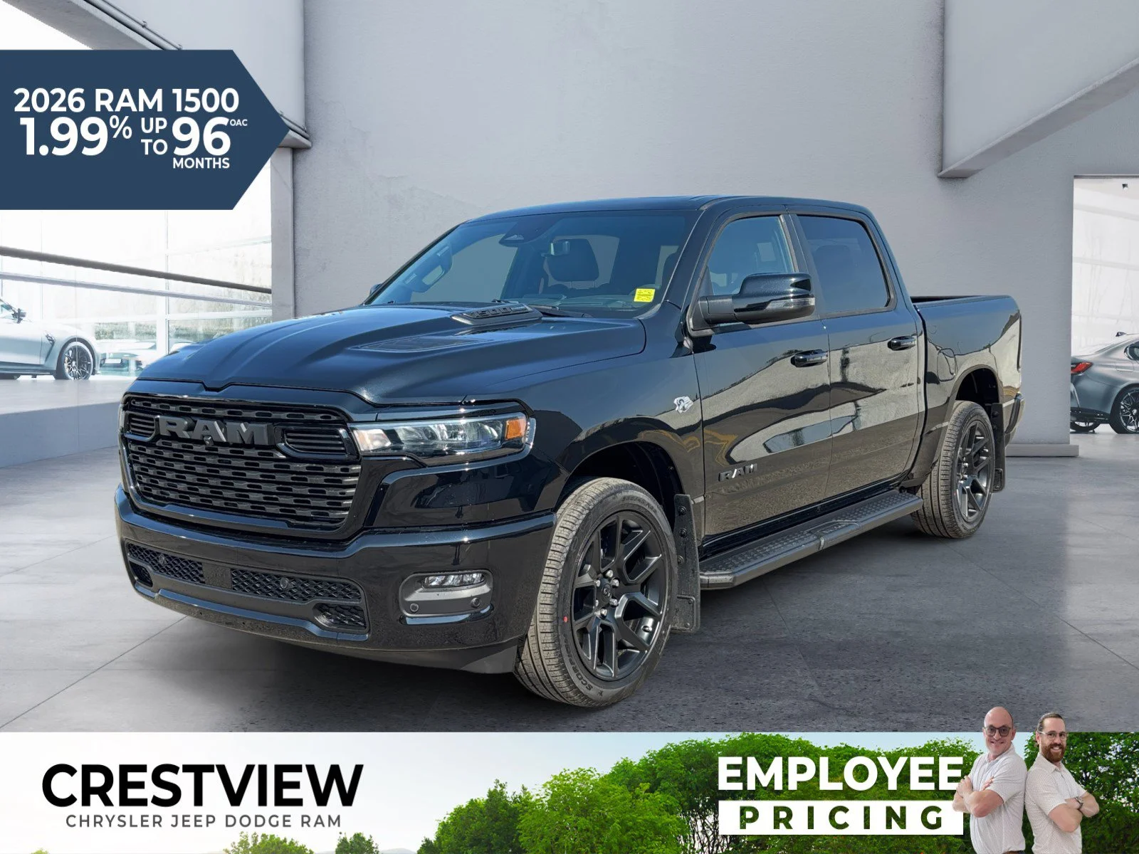 New 2026 Diamond Black Crystal Pearl Ram Sport image 1