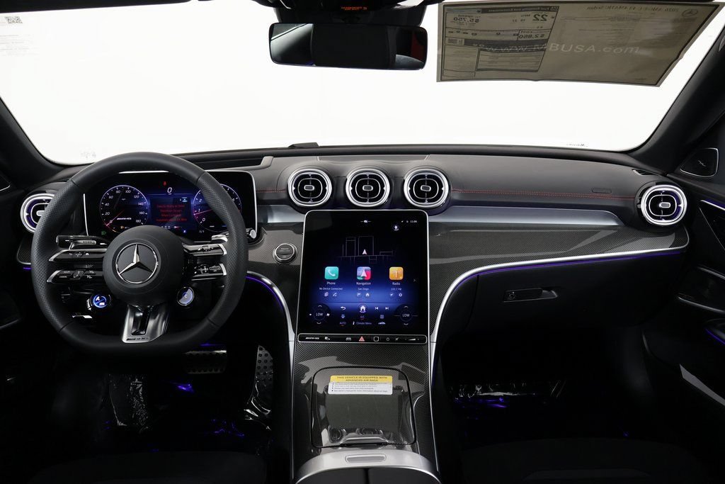 New 2026 Polar White Mercedes-Benz AMG® C 43 4MATIC® Sedan image 26