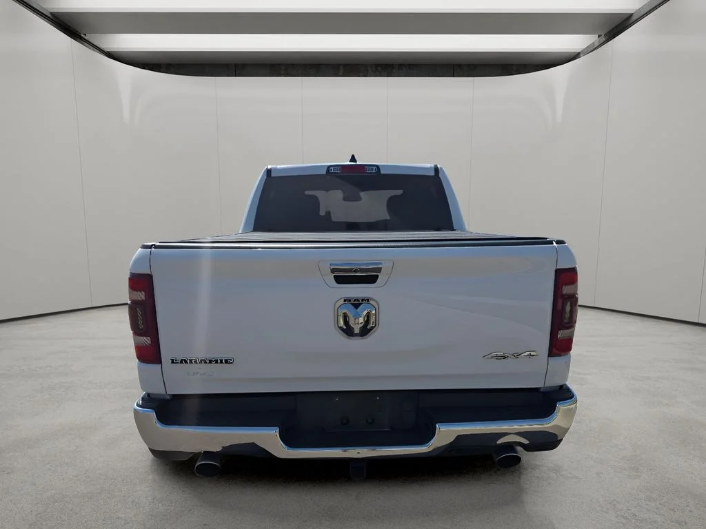 Used 2020 Bright White Clearcoat Ram Laramie image 4