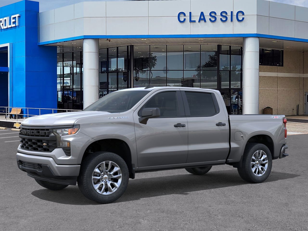 2026 Chevrolet Silverado 1500 Custom Gray at Classic Elite Chevrolet Sugar Land