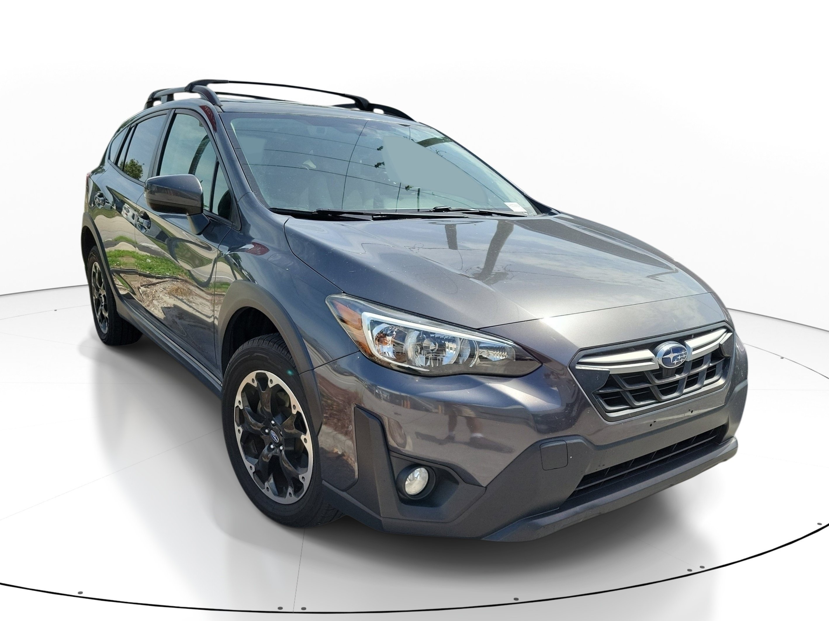 Used 2021 Magnetite Gray Metallic Subaru Premium image 1