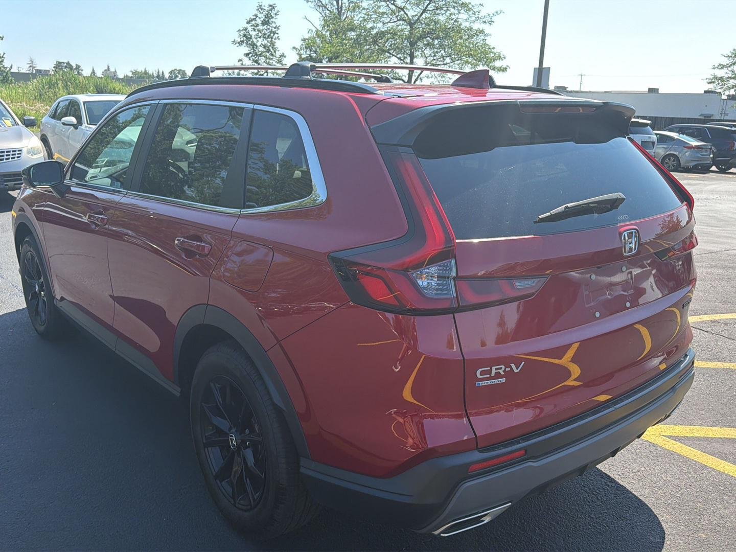 Used 2024 Radiant Red Metallic Honda Sport image 5