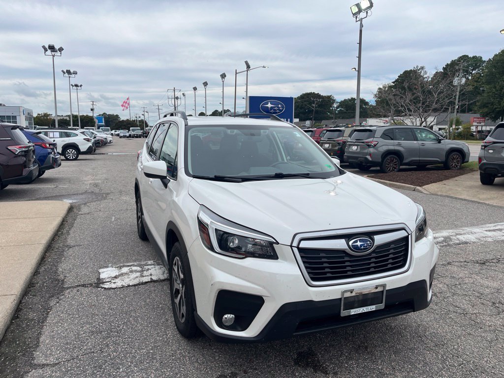 Certified Used 2021 White Subaru Premium image 2