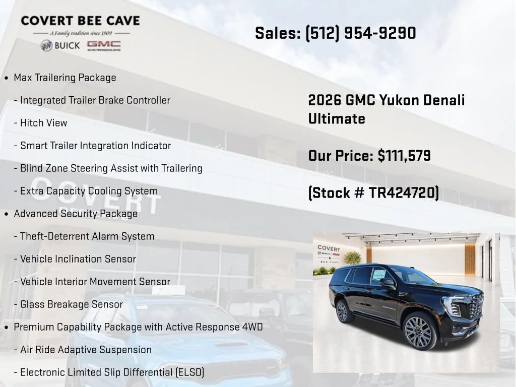 New 2026 Onyx Black GMC Denali Ultimate image 24