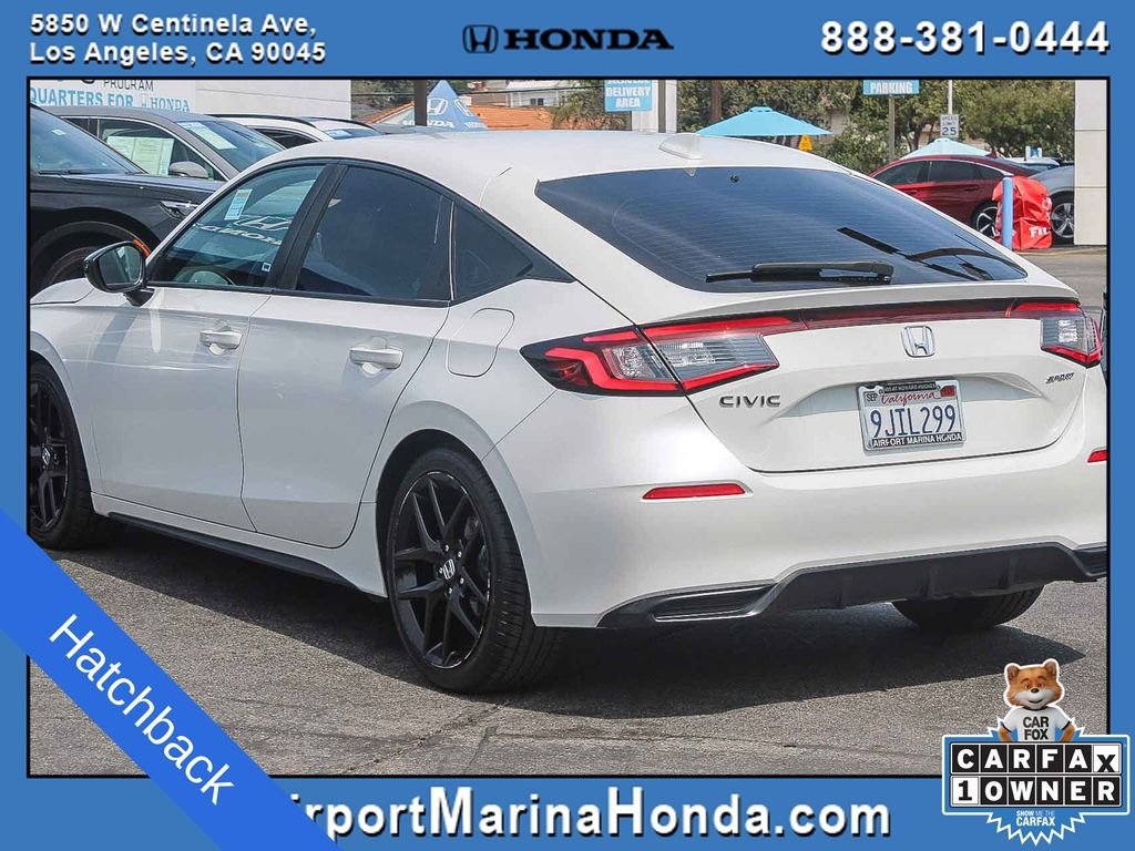 Used 2023 Platinum White Pearl Honda Sport image 7