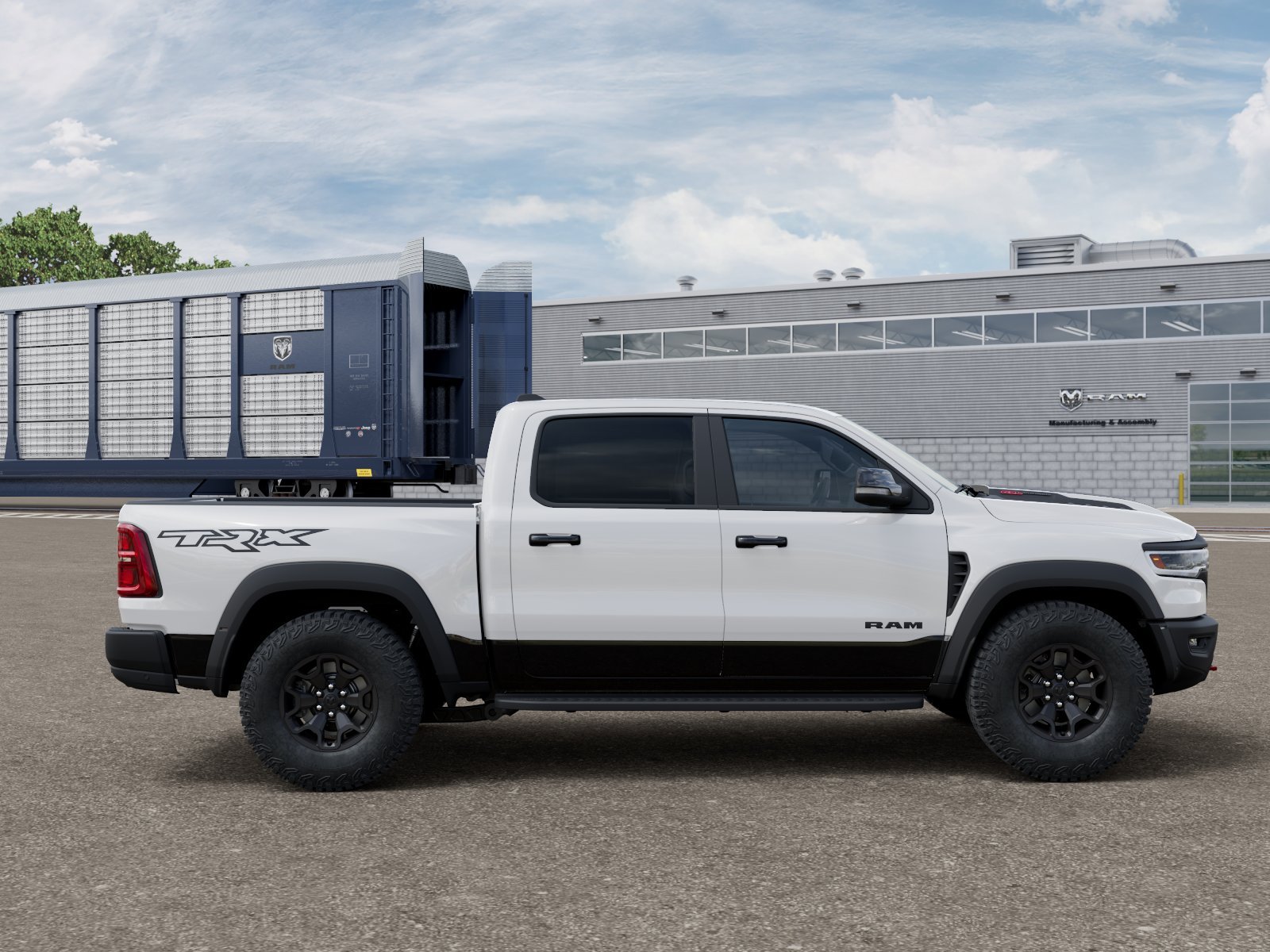 New 2027 Bright White Clear-Coat Exterior Paint RAM TRX image 12
