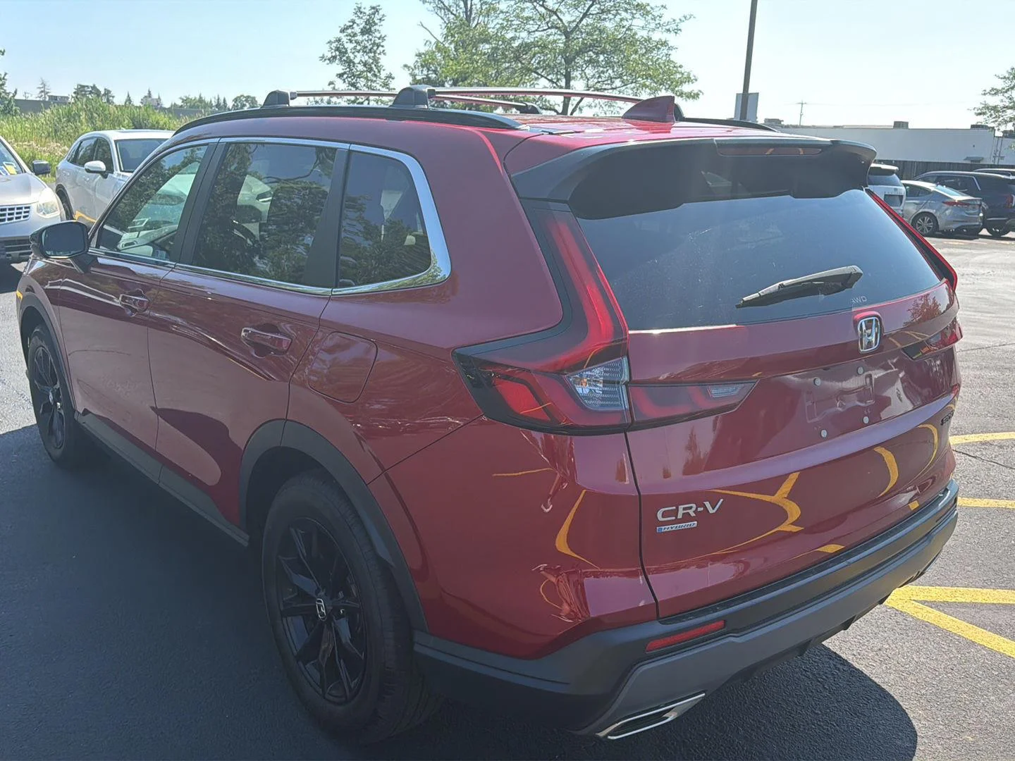 Used 2024 Radiant Red Metallic Honda Sport image 5