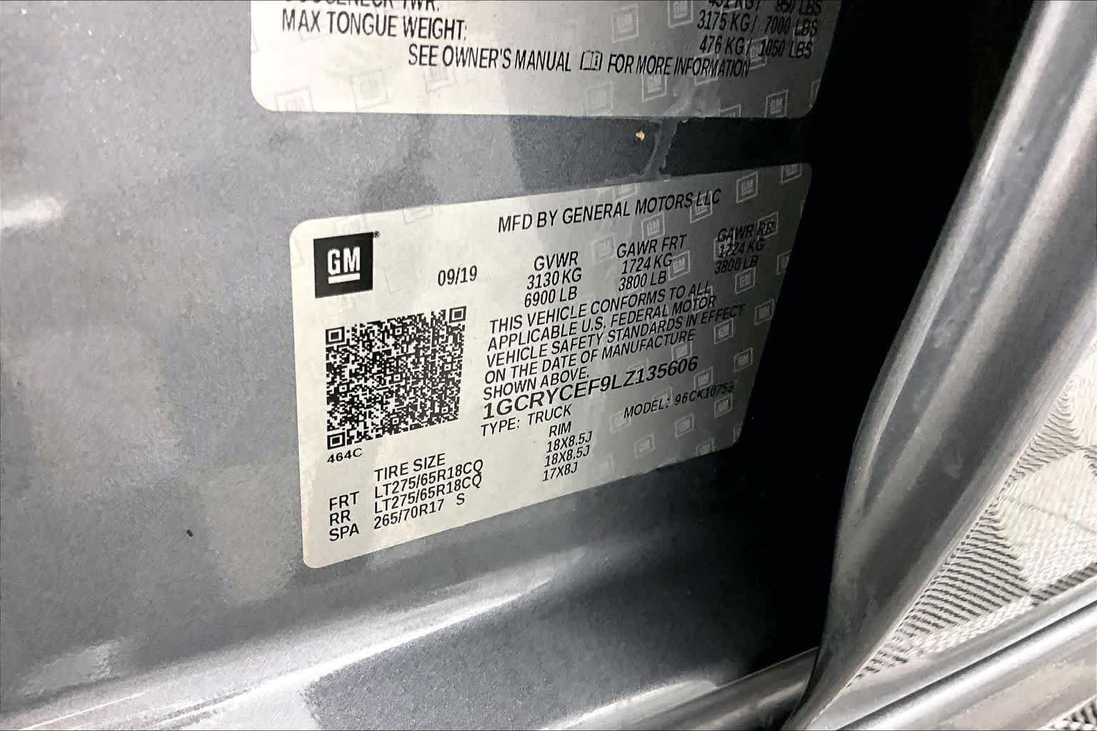Used 2020 SATIN STEEL METALLIC Chevrolet Custom Trail Boss image 32