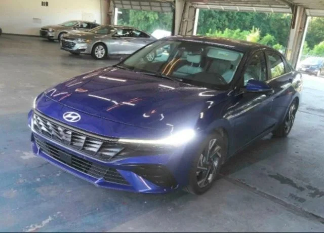 Used 2024 Blue Hyundai Limited image 1