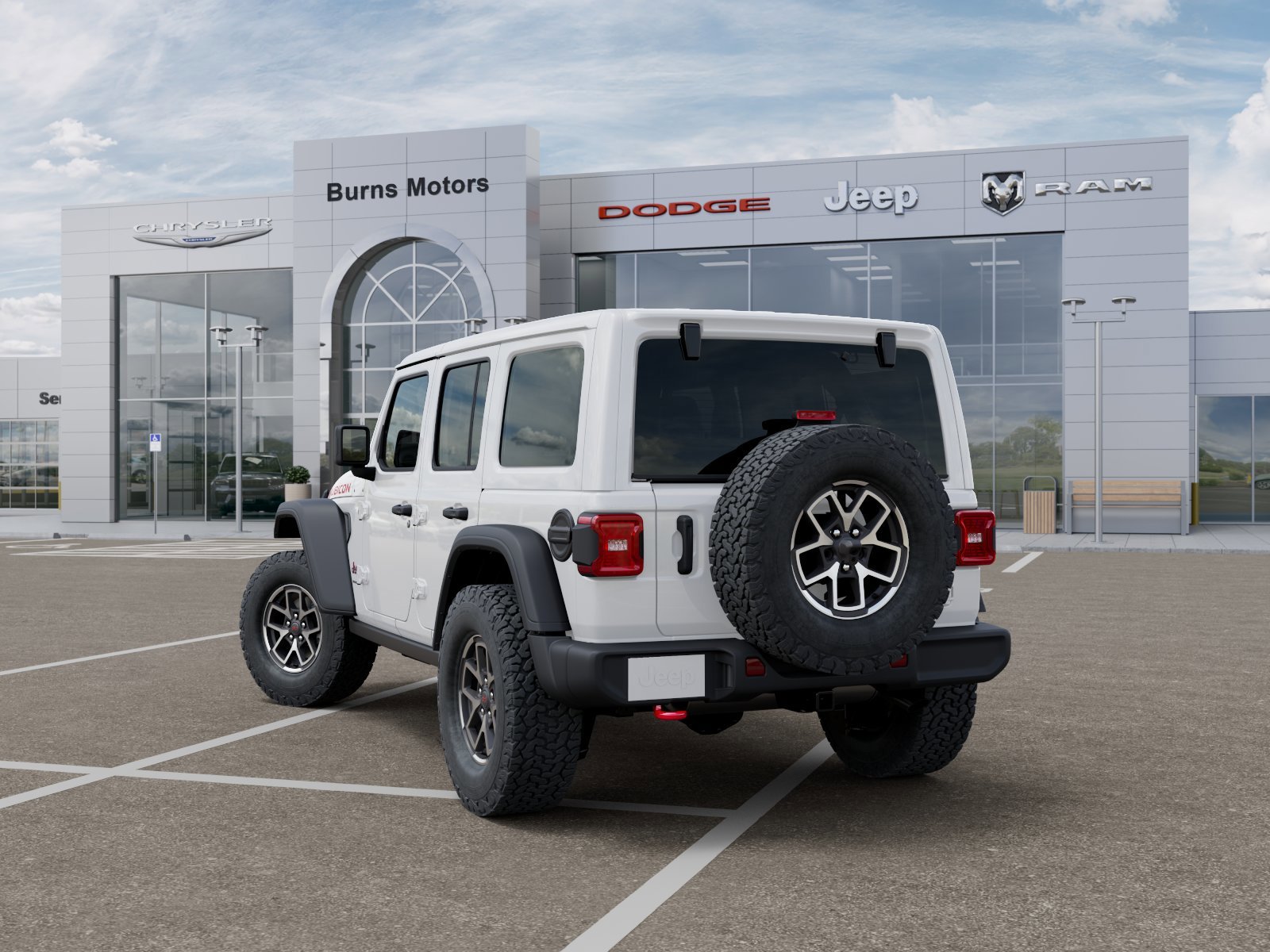 New 2026 Bright White Clearcoat Jeep Rubicon 4-Door image 3