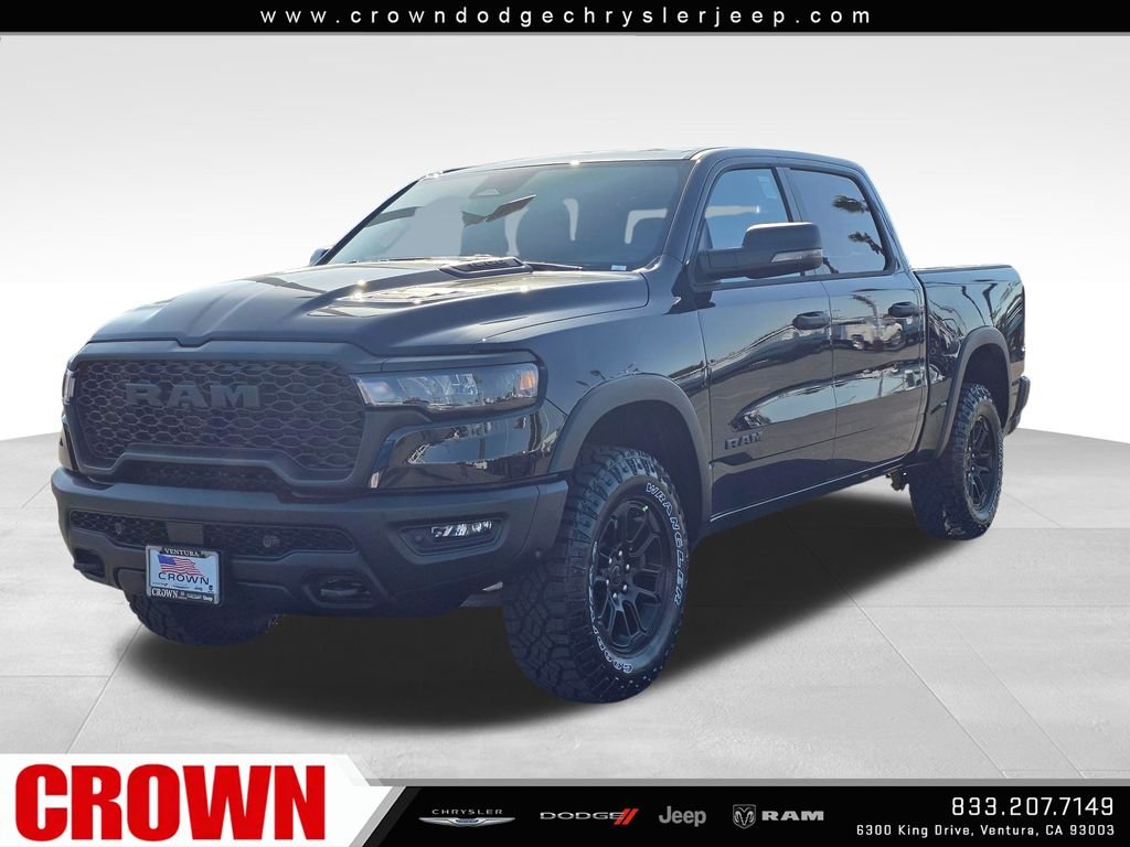 New 2026 Diamond Black Crystal Pearl-Coat Exterior Paint RAM Rebel image 1