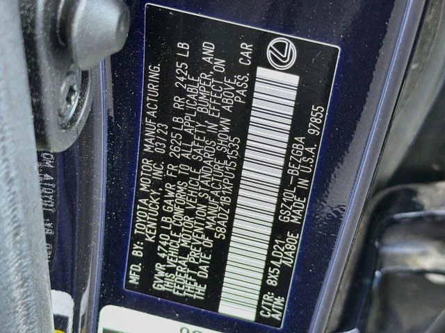 Certified Used 2023 NIGHTFALL MICA Lexus 350 image 30
