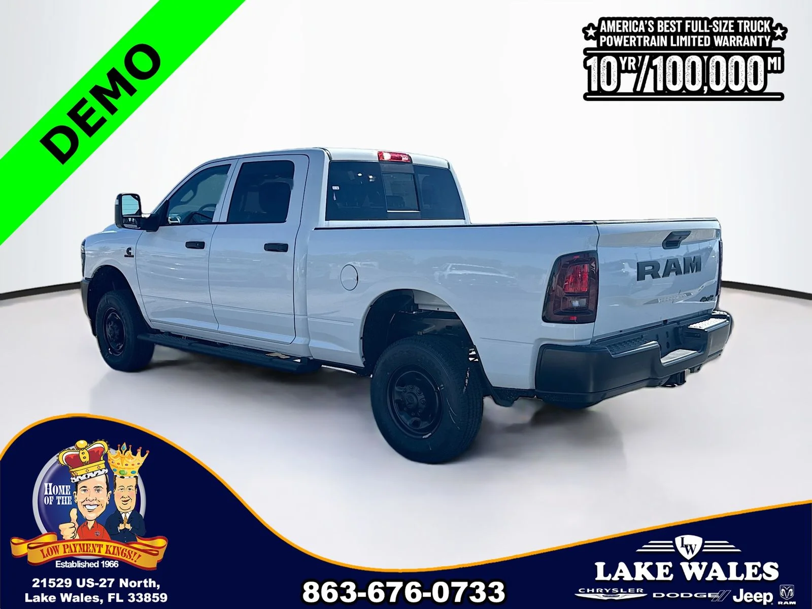 New 2026 Bright White Clear-Coat Exterior Paint RAM TRADESMAN image 4
