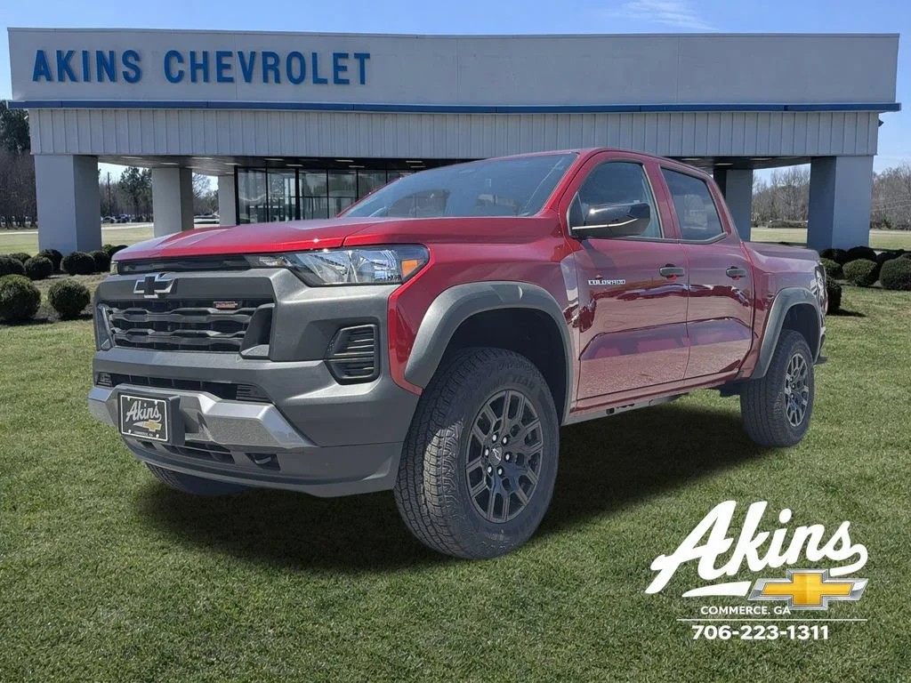 New 2026 Radiant Red Tintcoat Chevrolet Trail Boss image 1