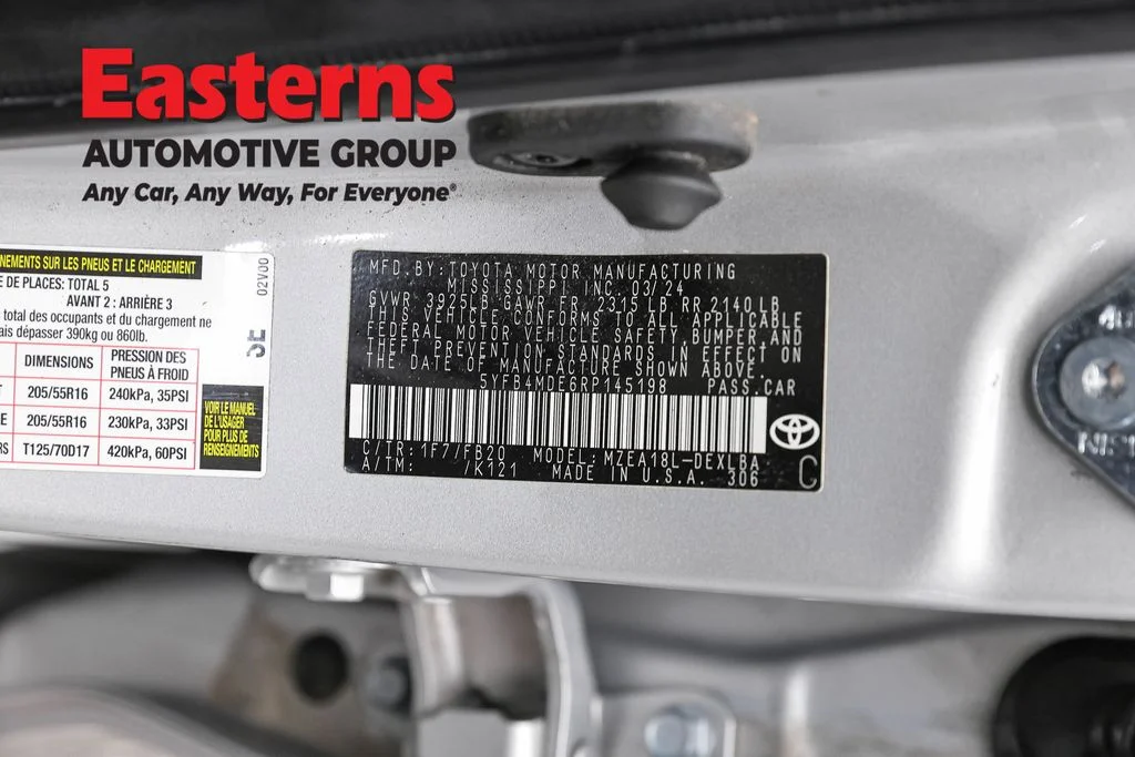 Used 2024 Silver Toyota LE image 33