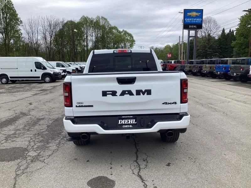 New 2026 Bright White Clear-Coat Exterior Paint RAM Laramie image 6