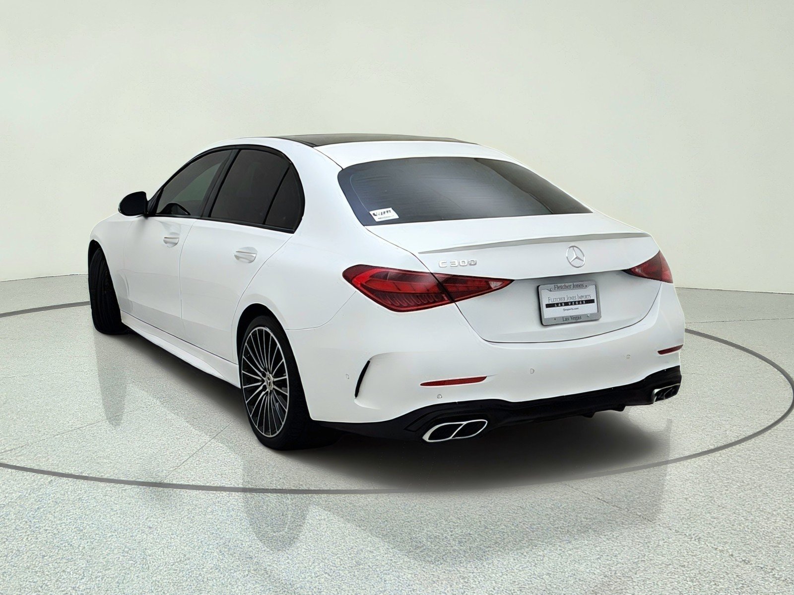 Certified Used 2024 MANUFAKTUR Moonlight White Metallic Mercedes-Benz C 300 image 8