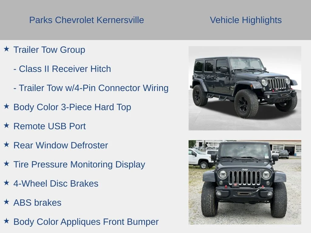 Used 2017 Black Jeep Unlimited Sahara image 16