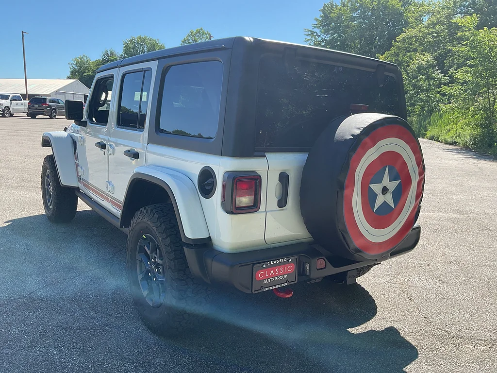 New 2026 Bright White Clearcoat Jeep 4-Door Willys 