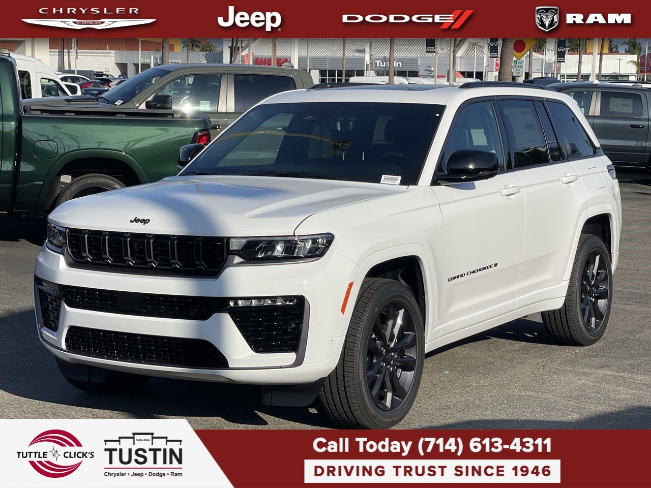 New 2026 Bright White Clear-Coat Exterior Paint Jeep Limited Reserve image 3