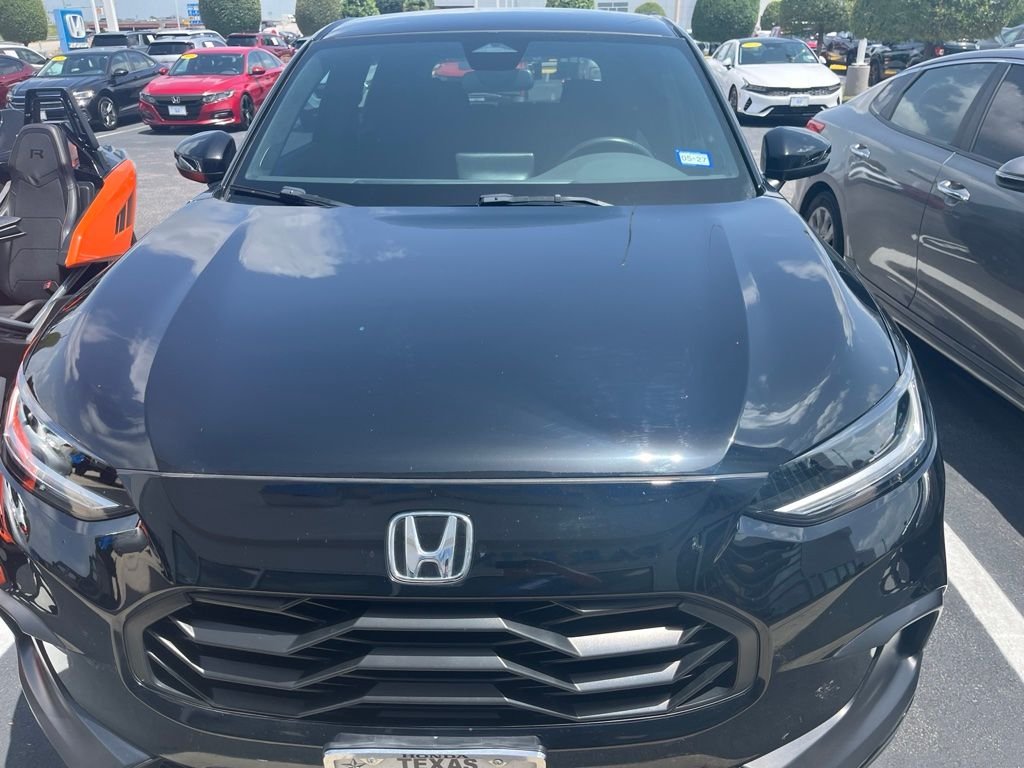 Certified Used 2025 Crystal Black Pearl Honda AWD SPORT image 2