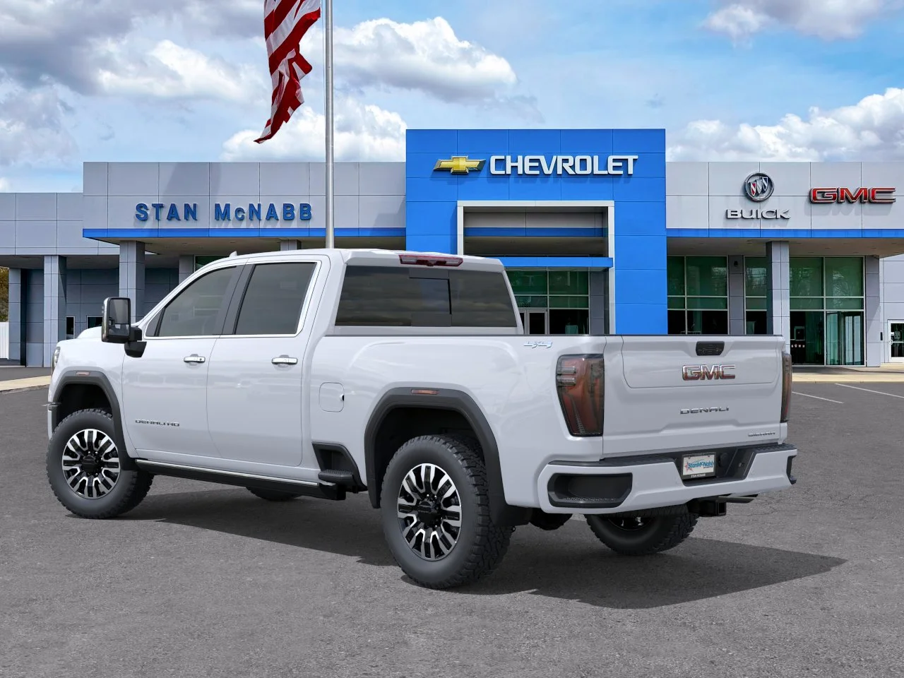 New 2026 Glacier White Tricoat GMC Denali Ultimate image 3
