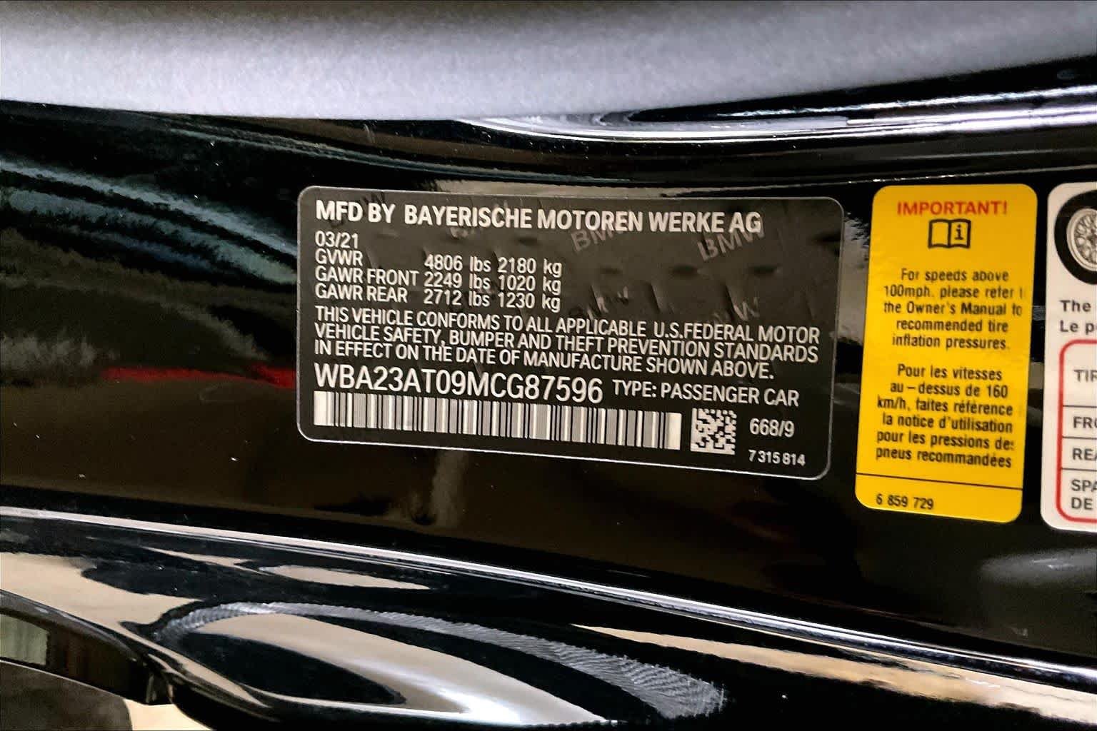 Used 2021 Jet Black BMW 430i image 31