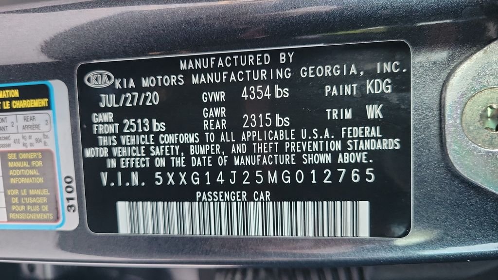 Used 2021 Gray Kia LXS image 24