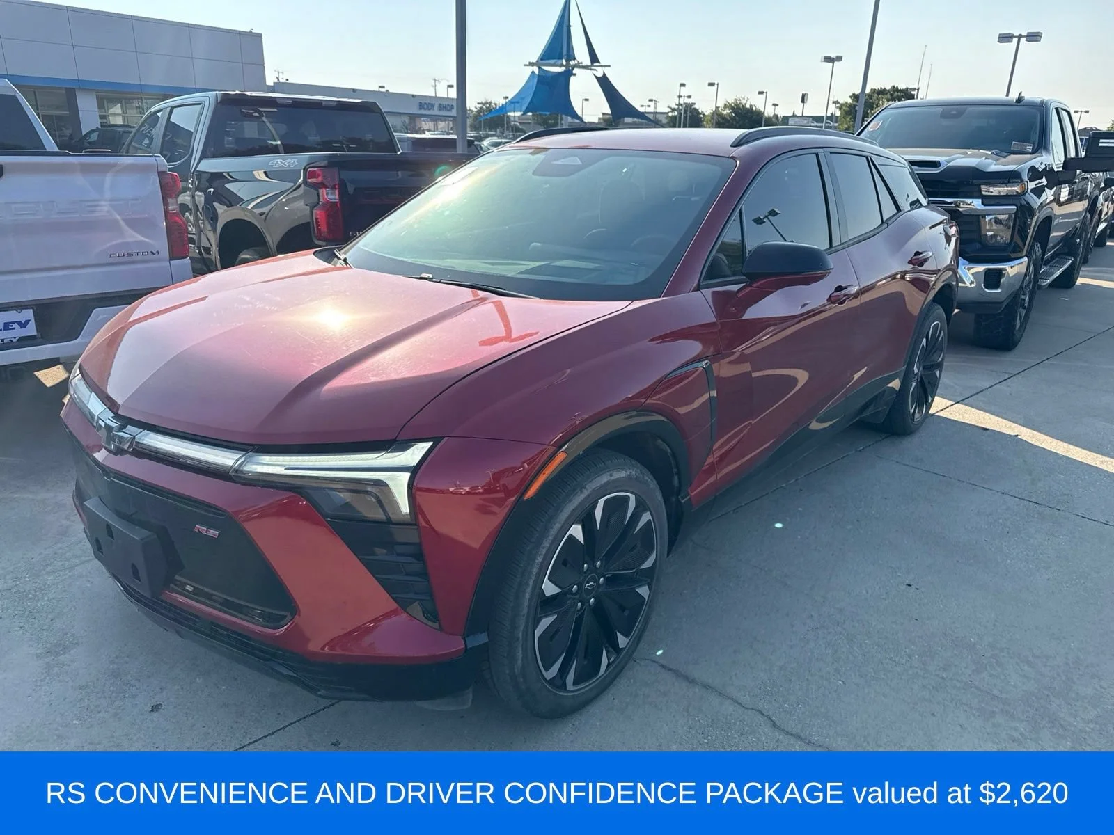 Used 2024 Radiant Red Tintcoat Chevrolet RS image 3