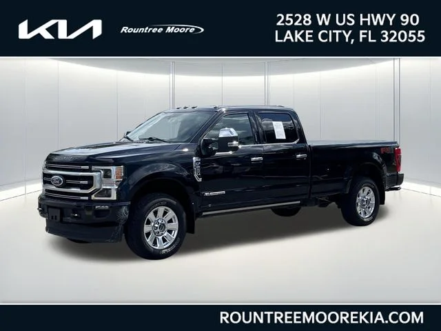 Used 2022 Black Ford Platinum image 1