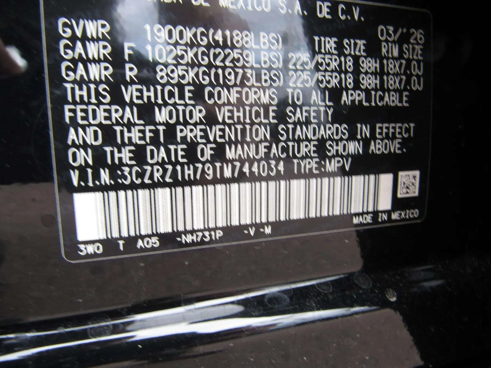 Certified Used 2026 Crystal Black Pearl Honda 2WD EX-L image 59