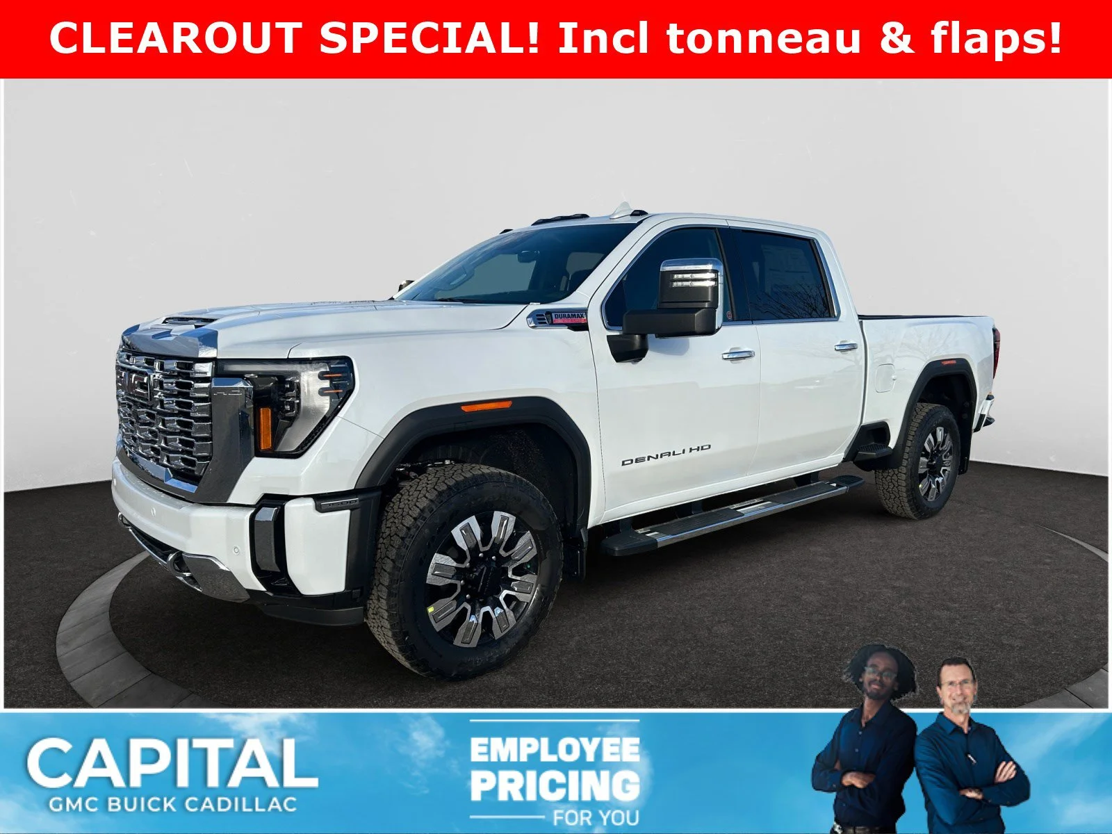 New 2026 Polar White Tricoat GMC Denali image 1